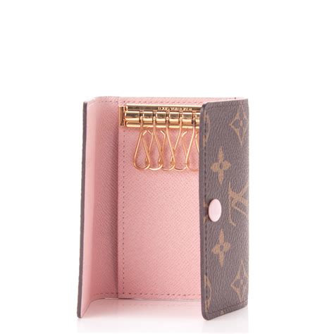 LOUIS VUITTON Monogram Multicles 6 Key Holder Rose .